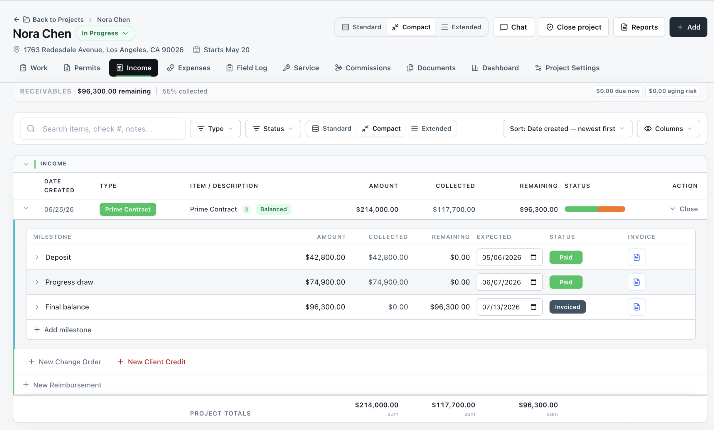Pillar OS Production workflow